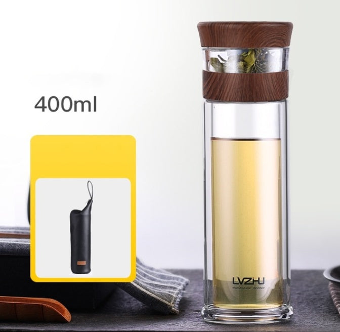 Termo de Vidrio con Infusor – Infusiones Puras en Movimiento