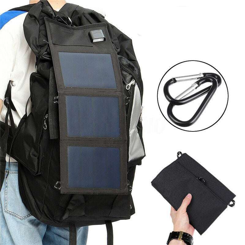 Cargador Solar Plegable – Energía Portátil y Eficiente