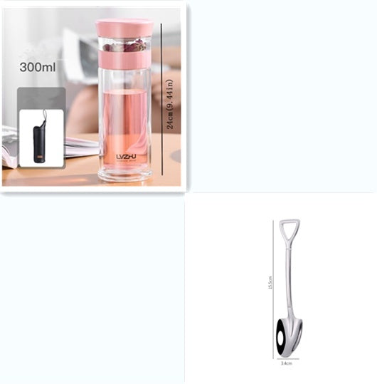 Termo de Vidrio con Infusor – Infusiones Puras en Movimiento
