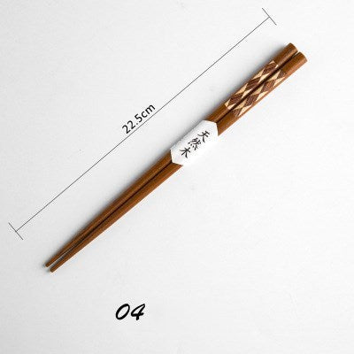Palillos Ecológicos de Madera – Estilo Japonés con Diseño Artesanal