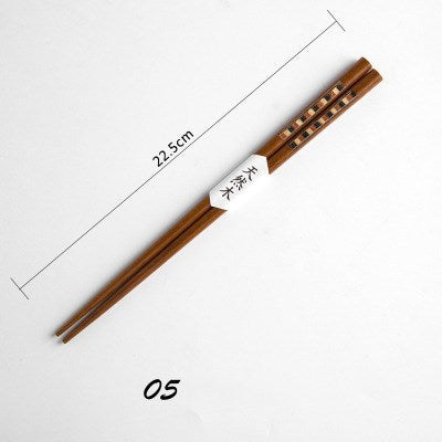 Palillos Ecológicos de Madera – Estilo Japonés con Diseño Artesanal