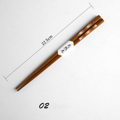 Palillos Ecológicos de Madera – Estilo Japonés con Diseño Artesanal