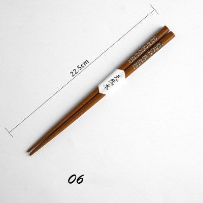 Palillos Ecológicos de Madera – Estilo Japonés con Diseño Artesanal