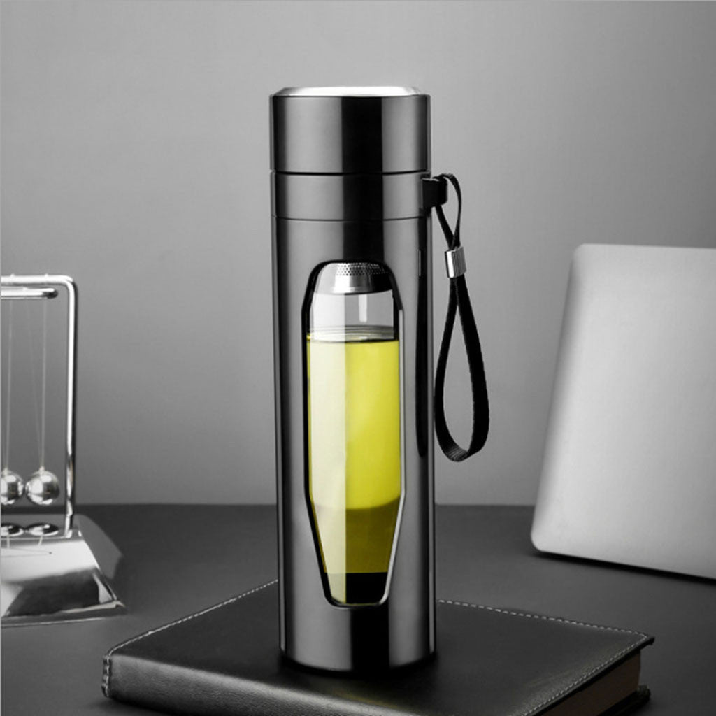 Botella de Agua con Filtro – Hidratación Pura con Elegancia Natural