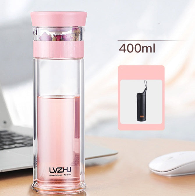 Termo de Vidrio con Infusor – Infusiones Puras en Movimiento