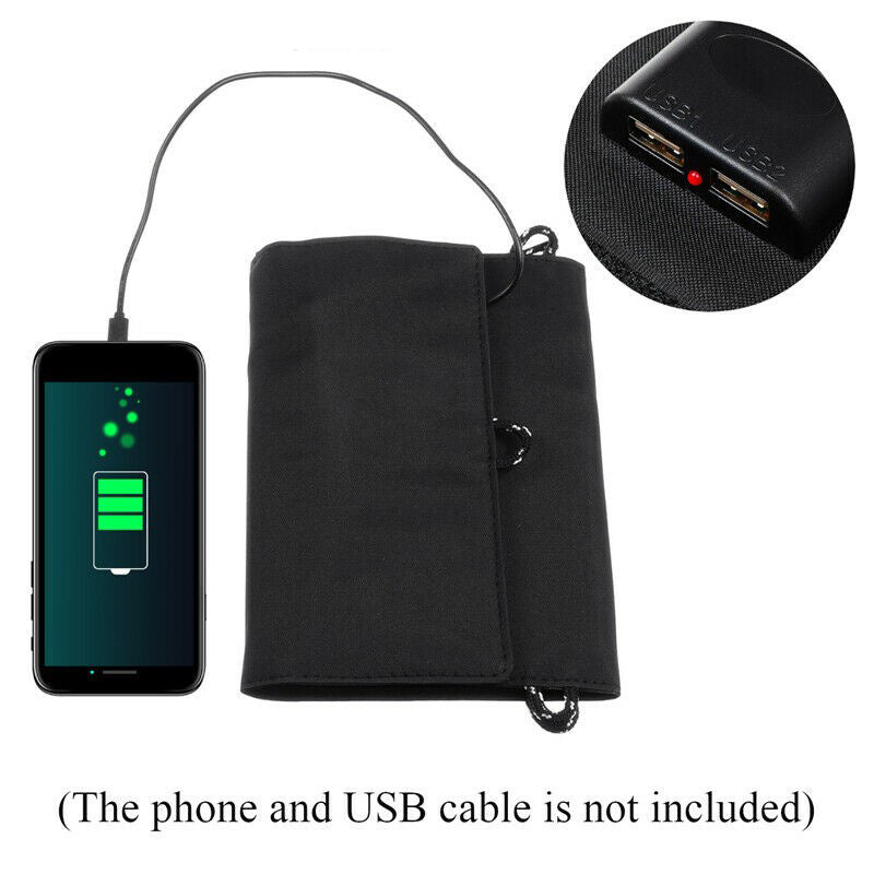 Cargador Solar Plegable – Energía Portátil y Eficiente