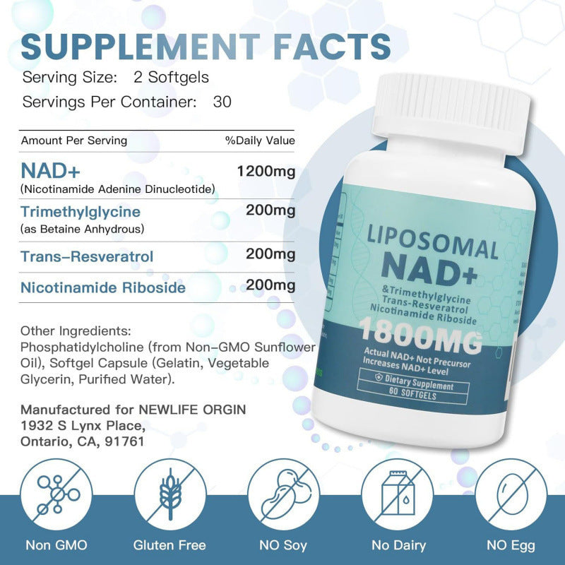 Cápsulas de Nadsupplement – Energía Celular y Vitalidad