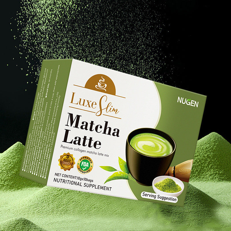 Matcha Latte – Energía Natural con Colágeno y Hierba de Cebada