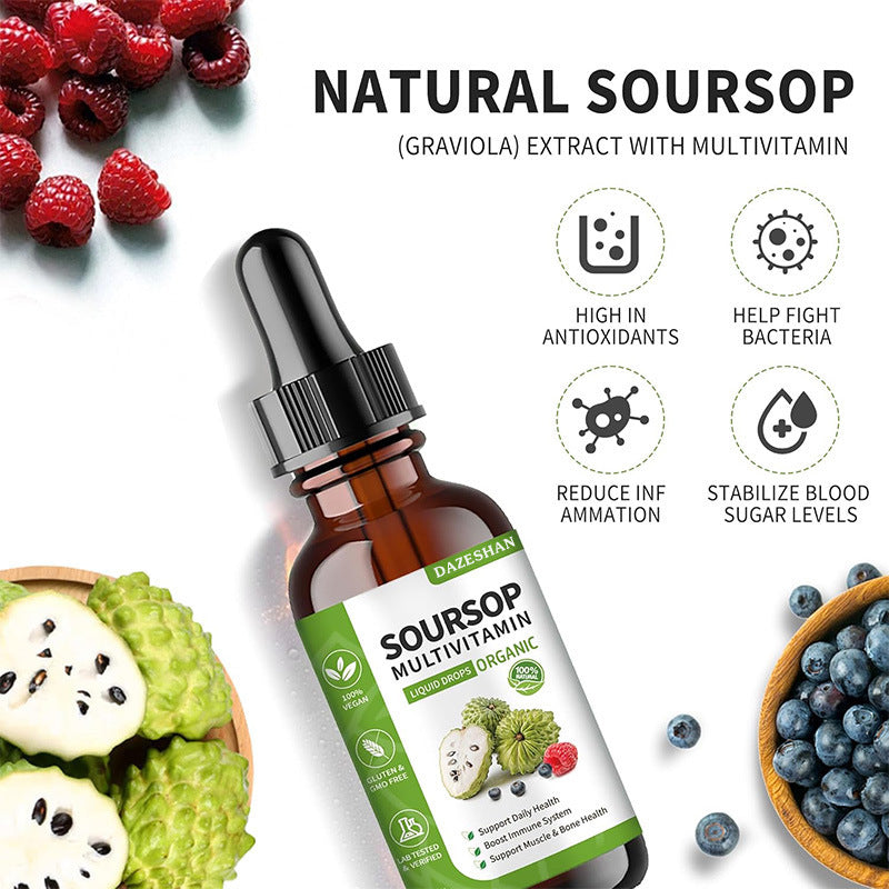 Tintura de Guanábana graviola – Apoyo Natural para el Bienestar