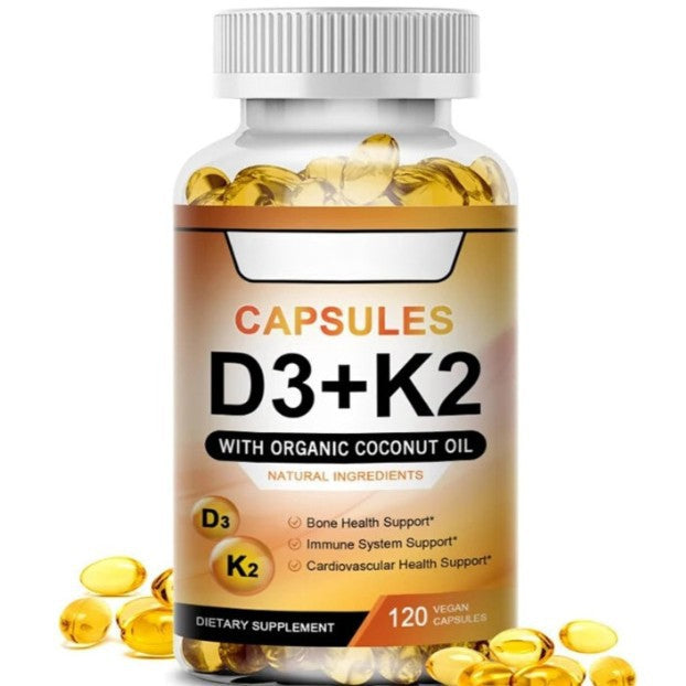 Cápsulas Blandas de D3 K2 – Salud Ósea y Cardiovascular