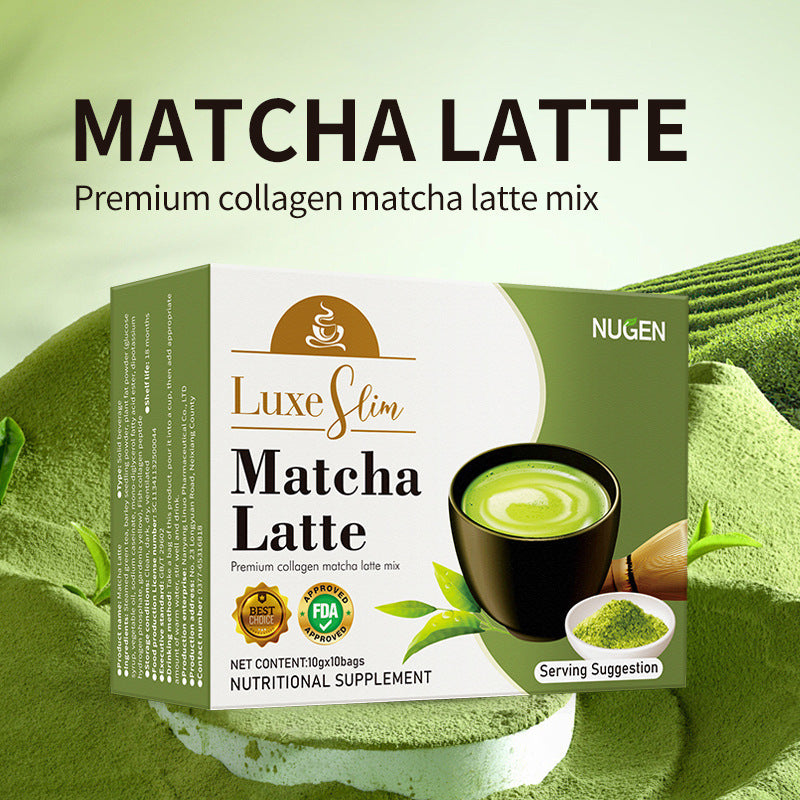 Matcha Latte – Energía Natural con Colágeno y Hierba de Cebada