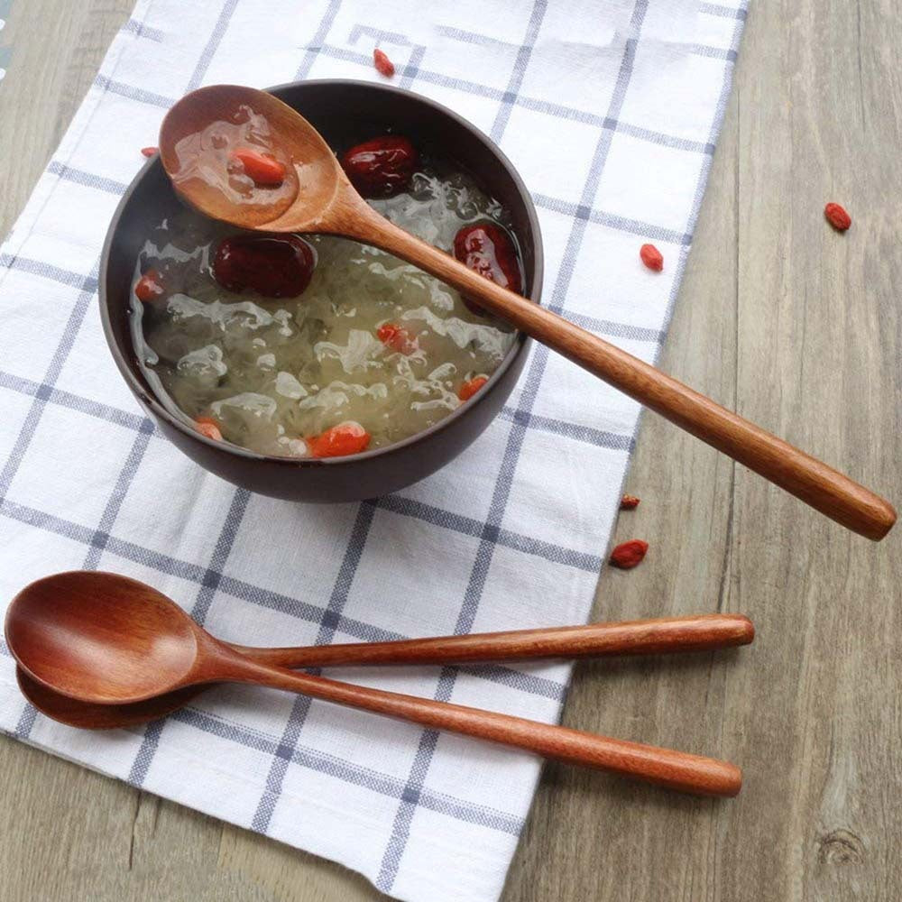 Cuchara de Sopa Ecológica – Hecha a Mano con Madera Natural