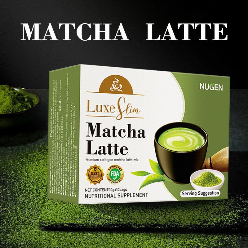 Matcha Latte – Energía Natural con Colágeno y Hierba de Cebada