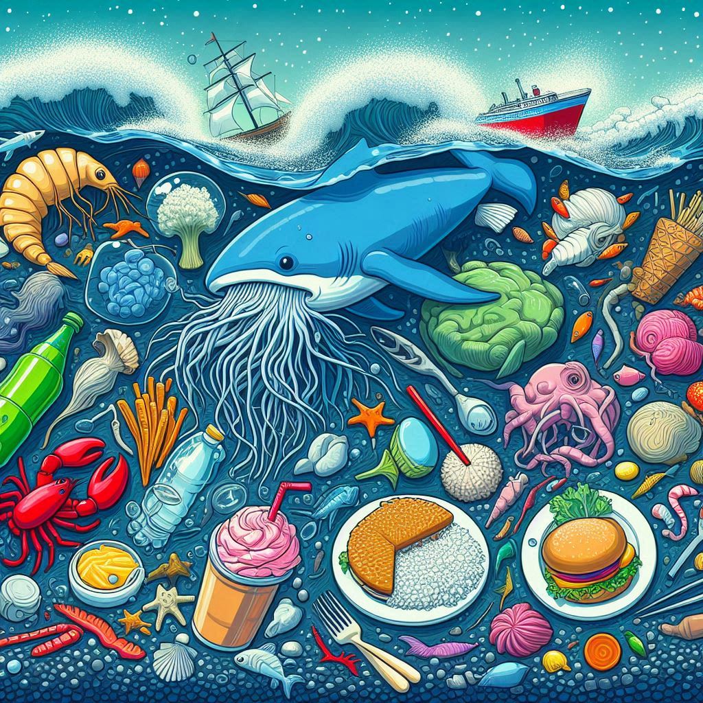 Cómo los Microplásticos Dañan la Vida Marina y la Cadena Alimentaria