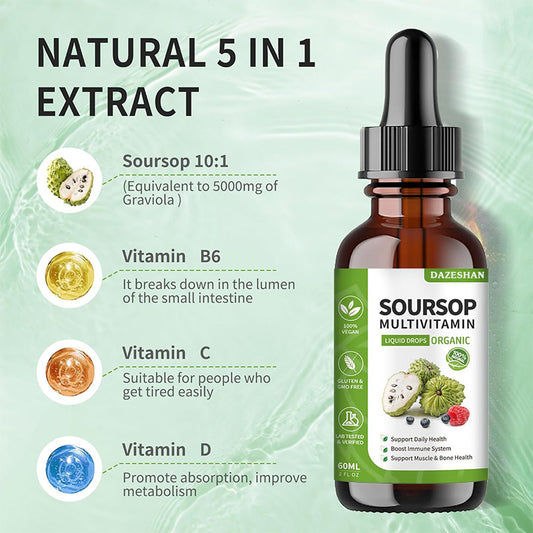 Tintura de Guanábana graviola – Apoyo Natural para el Bienestar