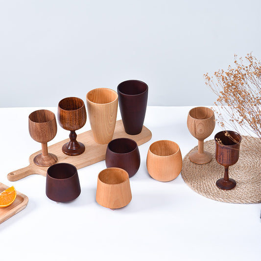 Copas y Vasos Ecológicos – Diseño Natural con Madera Sostenible