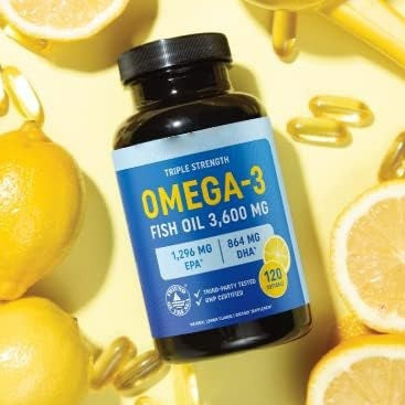Cápsulas Blandas de Aceite de Pescado – Sabor a Limón y Salud Óptima