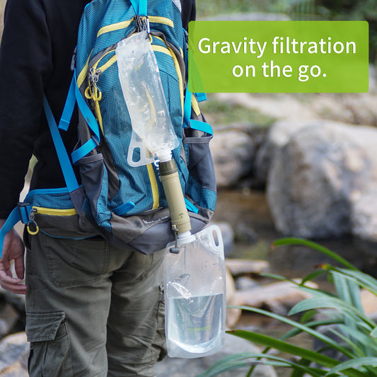Filtro de Agua Portátil – Purificación Segura en Cualquier Lugar